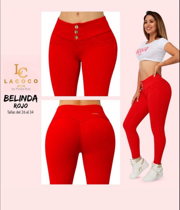 Jeans Rojo Lacoco