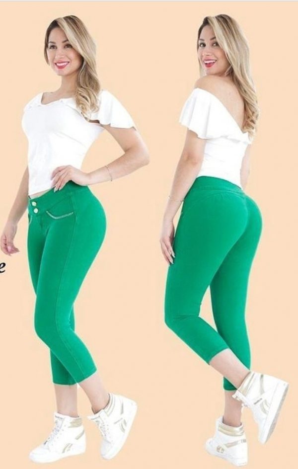 Jeans Verde Lacoco